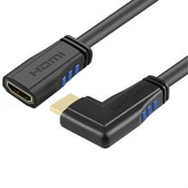 Strhowill HDMI Cable 4K 90 Degree Right Angle HDMI Cord High Speed HDMI 2.0 Cable,Supports 4K@60Hz,3D,for TV PC Monitor  Laptop 1.5ft