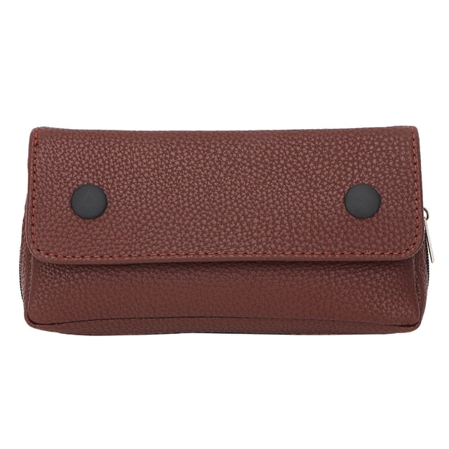 Bolsa de almacenamiento impermeable Nikou de cuero sintético color negro y marrón