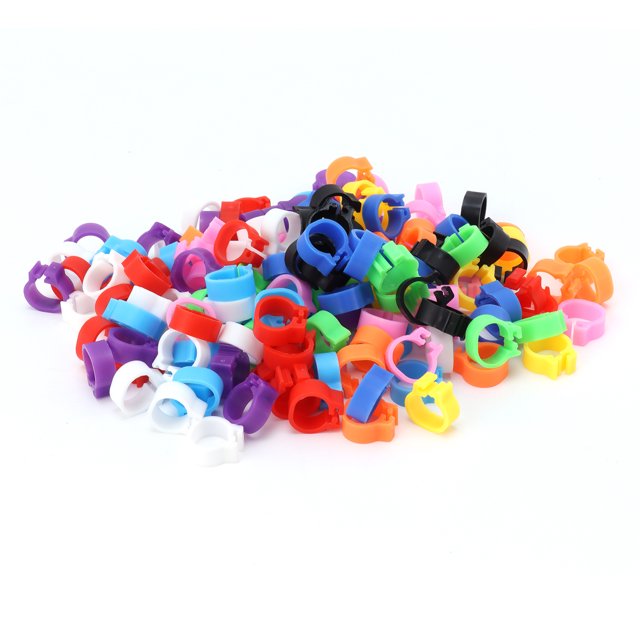 Pigeons Leg Rings, Durable Compact Poultry Leg with Plastic for Pigeons Identification