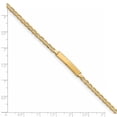 thumbnail image 3 of 14k Semi-Solid Anchor Link ID Bracelet (Weight: 2.39 Grams, Length: 7 Inches), 3 of 3
