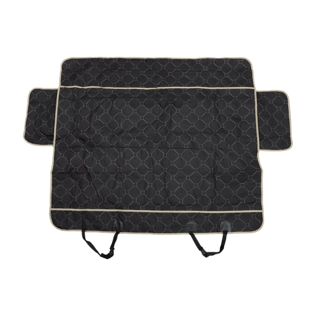 Unique Bargains 1 Pc Durable Car Seat Cover for Pet Football Checkered Pattern Gray