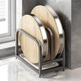 thumbnail image 1 of Kitchen Cutting Board Rack, Multi-Functional Knife and Utensil Organizer, Durable Stainless Steel Holder for Cutting Boards, Knives, and Kitchen Tools, Space-Saving Design, 1 of 6