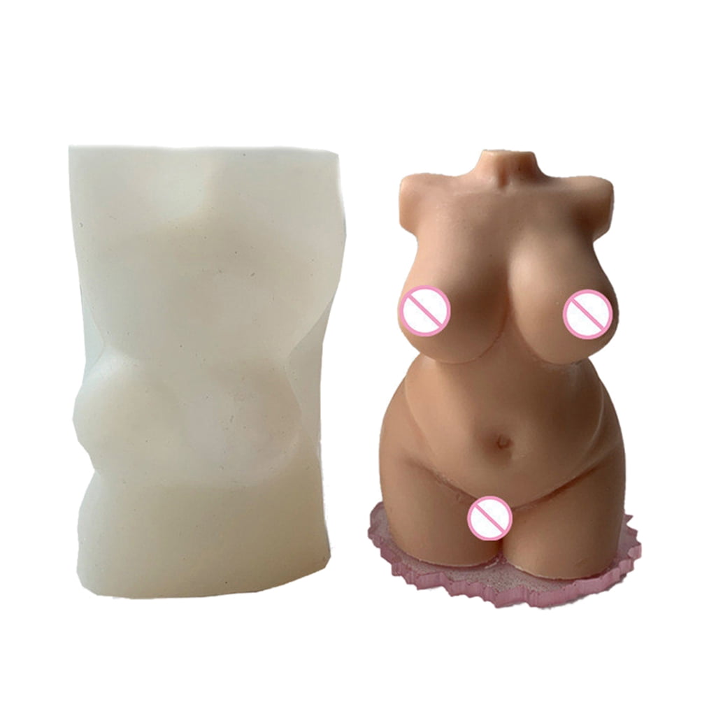 GENEMA 3D Women Body Candle Epoxy Resin Mold Aromatherapy Plaster Silicone Mould DIY Crafts Jewelry Ornaments Mold