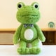 thumbnail image 2 of Muñeca de peluche con forma de rana, 60 cm, con pajarita, suave coche de peluche, 2 of 2