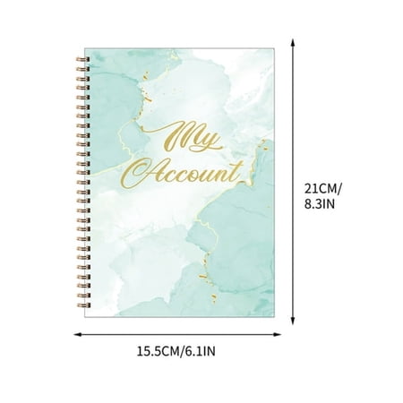 CCOCC A6 Budget Planner Notebook with Pockets-Portable Money Organizer for Finance Tracking,Bill Management&Travel,Compact Daily Expense Journal (21X15.5Cm)