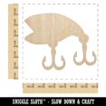 thumbnail image 2 of Plug Crankbait Fishing Lure Bait Hooks Wood Shape Unfinished Piece Cutout Craft DIY Projects - 6.25 Inch Size - 1/4 Inch Thick, 2 of 7