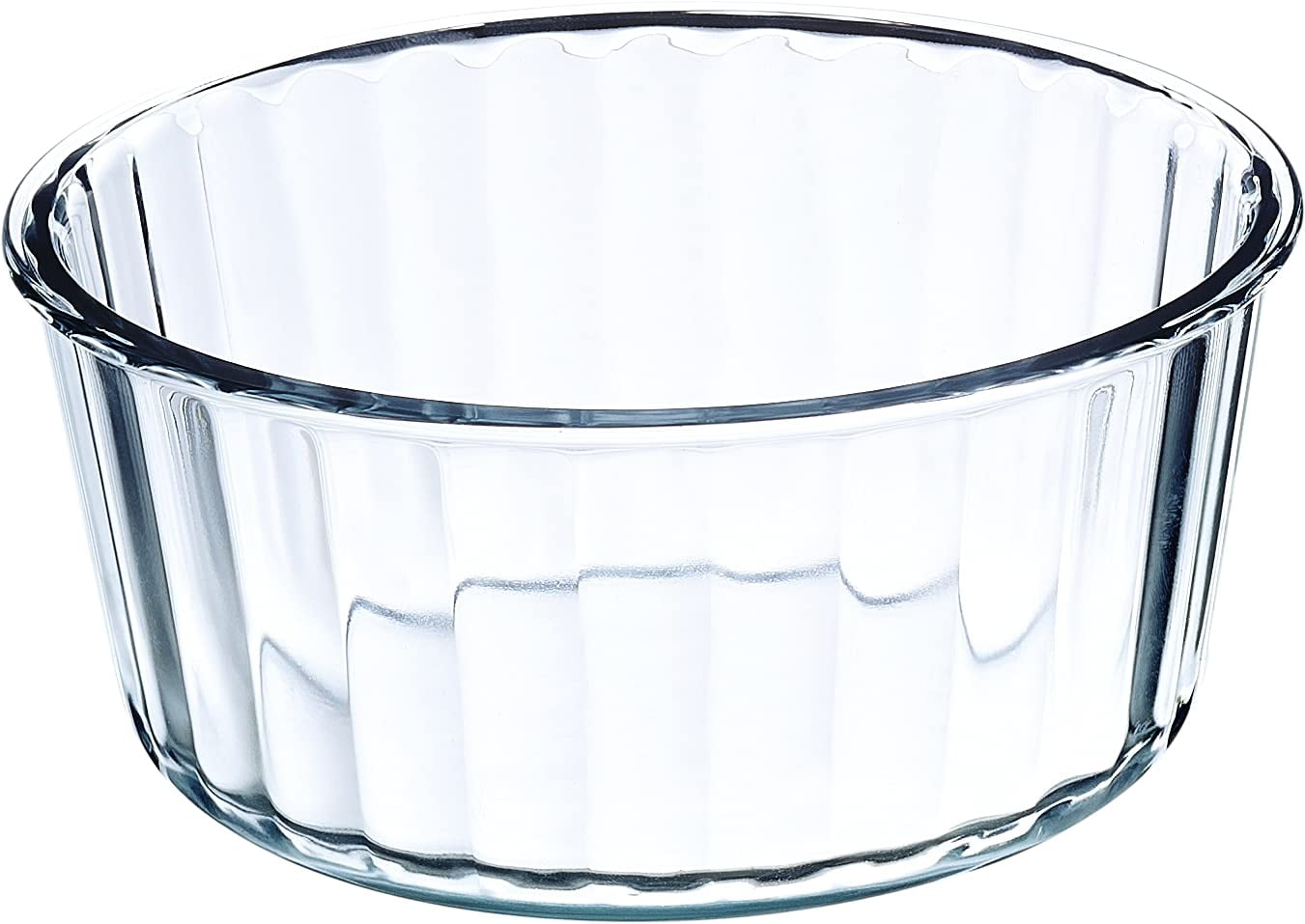 Simax Souffle Dish Oven Safe 2Quart Baking Dish Borosilicate Glass