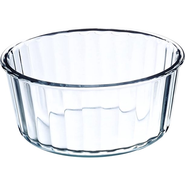 Simax Souffle Dish Oven Safe 2Quart Baking Dish Borosilicate Glass
