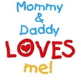 thumbnail image 2 of CafePress - Mommy & Daddy Loves Me Infant Bodysuit - Baby Light Bodysuit, Size Newborn - 24 Months, 2 of 4