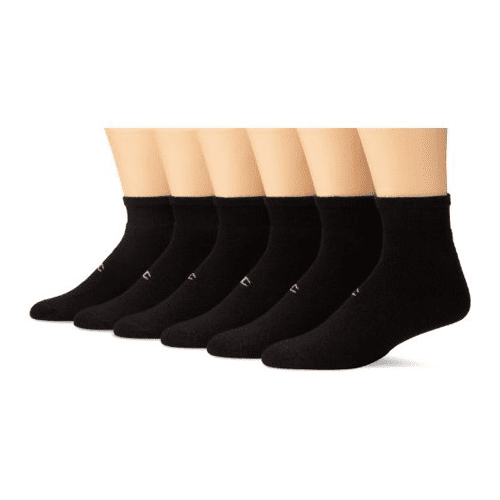 Details about   Champion Men's Double Dry Moisture Wicking Logo 6-Pack Ankle Socks 