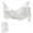 White, variant on Extra Large Boho Hammock with Macrame Tassel Fringe, Portable Tree Hammock for Indoor Outdoor Porch Backyard Camping, White Polyester 330 lbs Capacity Includes Carrying Bag