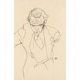 thumbnail image 2 of Egon Schiele 17x24 Black Ornate Framed Double Matted Museum Art Print Titled: Roderick Mac Kay, Pianist (1986), 2 of 5