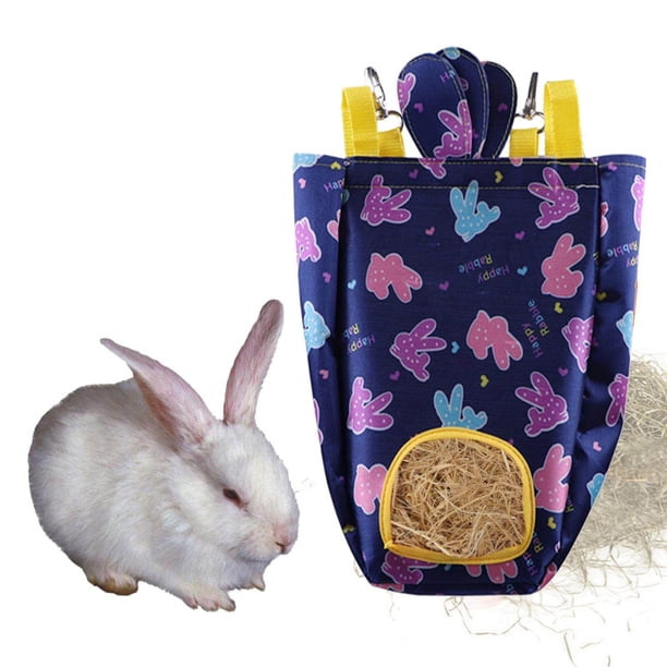 Pouch Bag Rabbit Rabbit Hay Feeder Feeding Bag Hanging Pigs Rabbit hay Pouch Waterproof ...