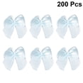 thumbnail image 2 of 200 piezas de cinta con lazo para ropa, accesorios para manualidades, tocados (azul, 2,2 x 2 cm), 2 of 5