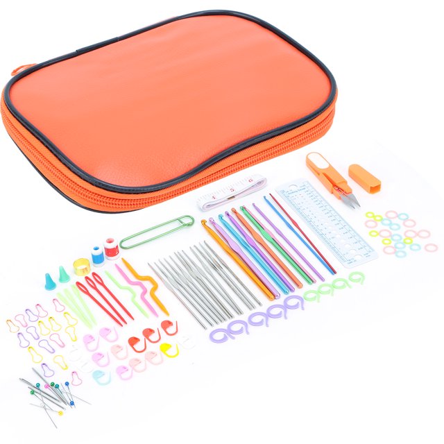 Juego de herramientas para tejer DIY 100 piezas de ganchos de ganchillo Ticfox