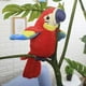 thumbnail image 3 of Loro parlante, divertido juguete de peluche con función de repetición, peluche con alas, pájaro de peluche que ondea, loro parlante de peluche para niños, rojo, 3 of 5