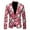 Z09-Red, variant on YAYUBA Men's Casual Lapel Blazer Valentines Day Suit Muticolor Button Business Jacket Regular Fit Sports Coats Jackets for Prom,Party,Dinner