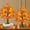 18 Inch-2 Pack, variant on [2 Pack & Timer] 24 Inch Artificial Fall Lighted Maple Tree with 24 LED Lights Battery Operated Tabletop Maple Tree for Indoor Home Harvest Thanksgiving Fall Decorations
