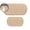 Khaki, variant on 47.2-Inch Memory Foam Bath Mat Set (2 Pieces) – Absorbent Bathroom Rugs with Cobblestone Texture – Ultra-Soft Polyester & PVC Backing, Machine Washable