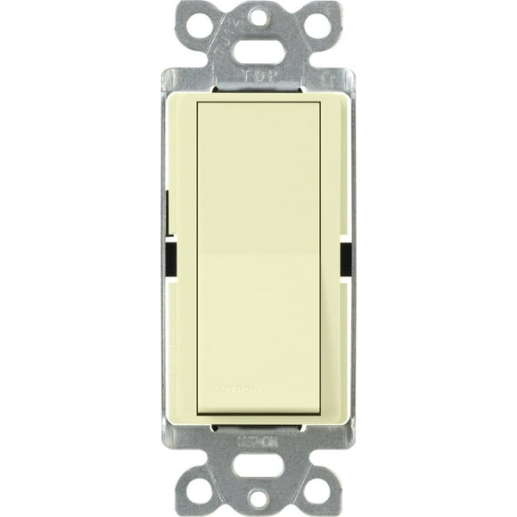 Interruptor basculante Lutron Claro 15A unipolar con luz localizadora