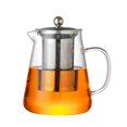 thumbnail image 3 of Tetera de vidrio resistente al calor de borosilicato alto, tetera con separación de agua de té espesada, tetera transparente para el hogar simple, 3 of 4