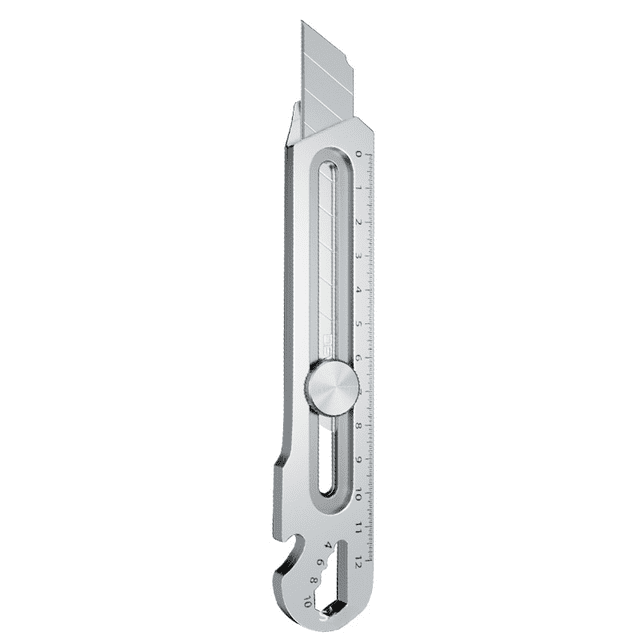 Maeda - Cuchillo para arte multifuncional seis en uno de acero inoxidable DW50, cortador de papel tapiz engrosado de acero resistente de grado industrial