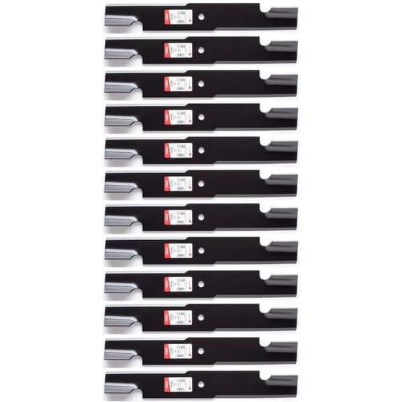 12PK Oregon 91-628 High Lift Blades for 60" Massey Ferguson 5101755S, 5104045SYP
