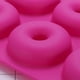 thumbnail image 3 of Bandeja para hornear donas de silicona de 6 cavidades Molde para donas antiadherente Bandeja para hornear segura para pastel Galleta Bagels Muffins 6 colores Vhermosa JQFLD253-51, 3 of 7