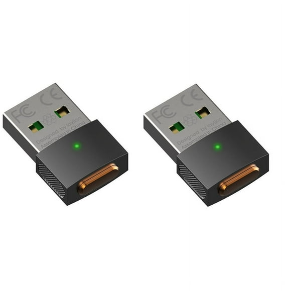 2X USB Mouse Mover Undetectable Mouse Jiggler with Memory Function Automatic Mouse Mover Jiggler Keeps PC Awake