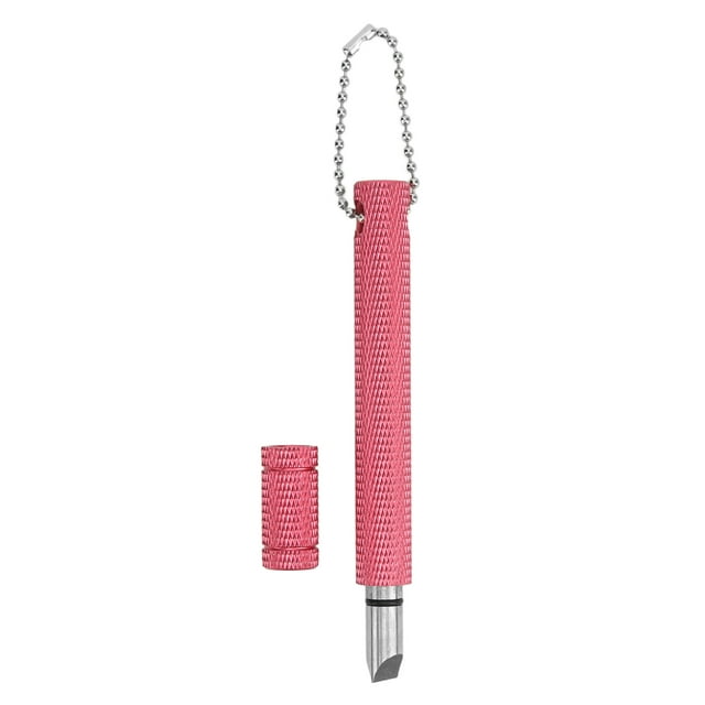 Limpiador de ranuras de hierro de golf Herramienta de limpieza de cuñas de palos Cuchillo de limpieza ranurado de golf Limpiador de cabezas de palos de golfRojo