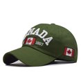 thumbnail image 2 of CANADA baseball cap, unisex, Canadian baseball cap, pure cotton, versatile duckbill cap, 2 of 5
