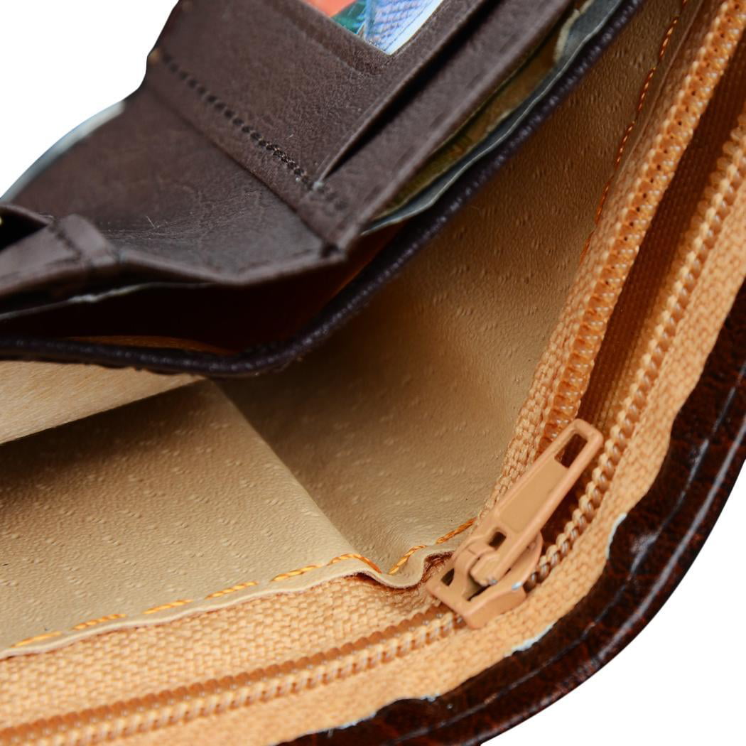 Wallets for Men Genuine Leather Pockets Credit/ID Cards Holder Purse Wallet  Front Pocket Wallet