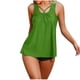 thumbnail image 2 of Traje de baño de 2 piezas para mujer, trajes de baño para mujer, traje de baño bikini de color liso sin espalda con tirantes para mujer, traje de baño de nailon para mujer, 2 of 5