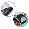 thumbnail image 5 of Dog Canvas Picnic Blanket Waterproof Foldable Extra Large Outdoor Beach Mat with Handle and Pocket 200x200cm Blue Striped, 5 of 6