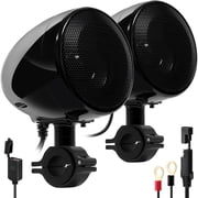 GoHawk AN4 All-in-One Built-in Amplifier 4 Waterproof Bluetooth Motorcycle Stereo Speakers Audio Amp System Harley ATV