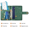 thumbnail image 3 of Funda para pasaporte Eoehro Passport Wallet con bloqueo RFID, 3 of 7