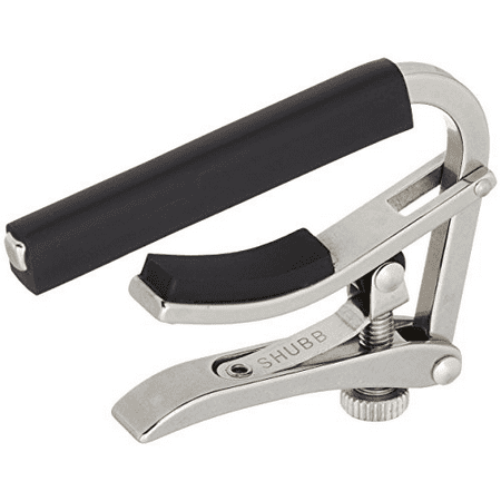 Shubb Banjo Capo - Shubb C2 Nylon String Guitar Capo - Nickel Plated