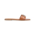thumbnail image 3 of Journee Collection Womens Faux Leather Dressy Slide Sandals, 3 of 4