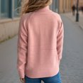 thumbnail image 6 of Fall Fashion 2025 Sweaters Sweatshirt Sweatshirt for Women Loose Knit Sweater Long Sleeve Top/Shirt Casual Fall/Spring Outfits Fashion Clothes on Clearance, 6 of 7
