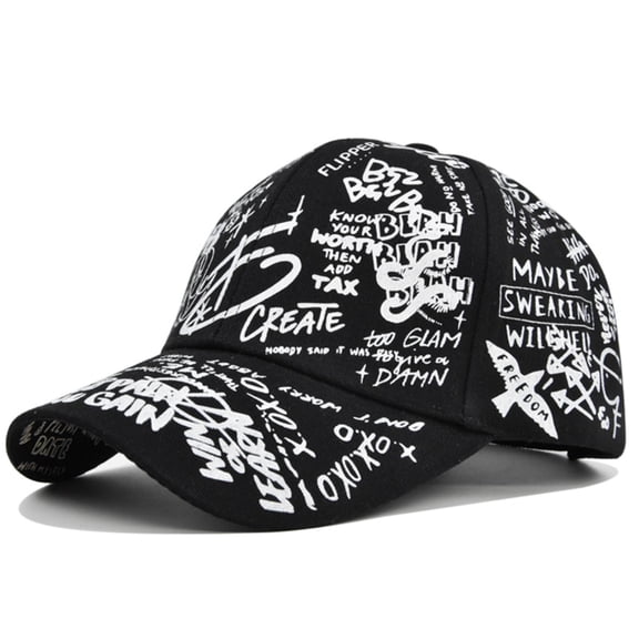 Mens Hats Unisex Baseball Casual Regular Youth Retro Letters Colorful High Street Sun Protection Summer Adjustable Caps for Men