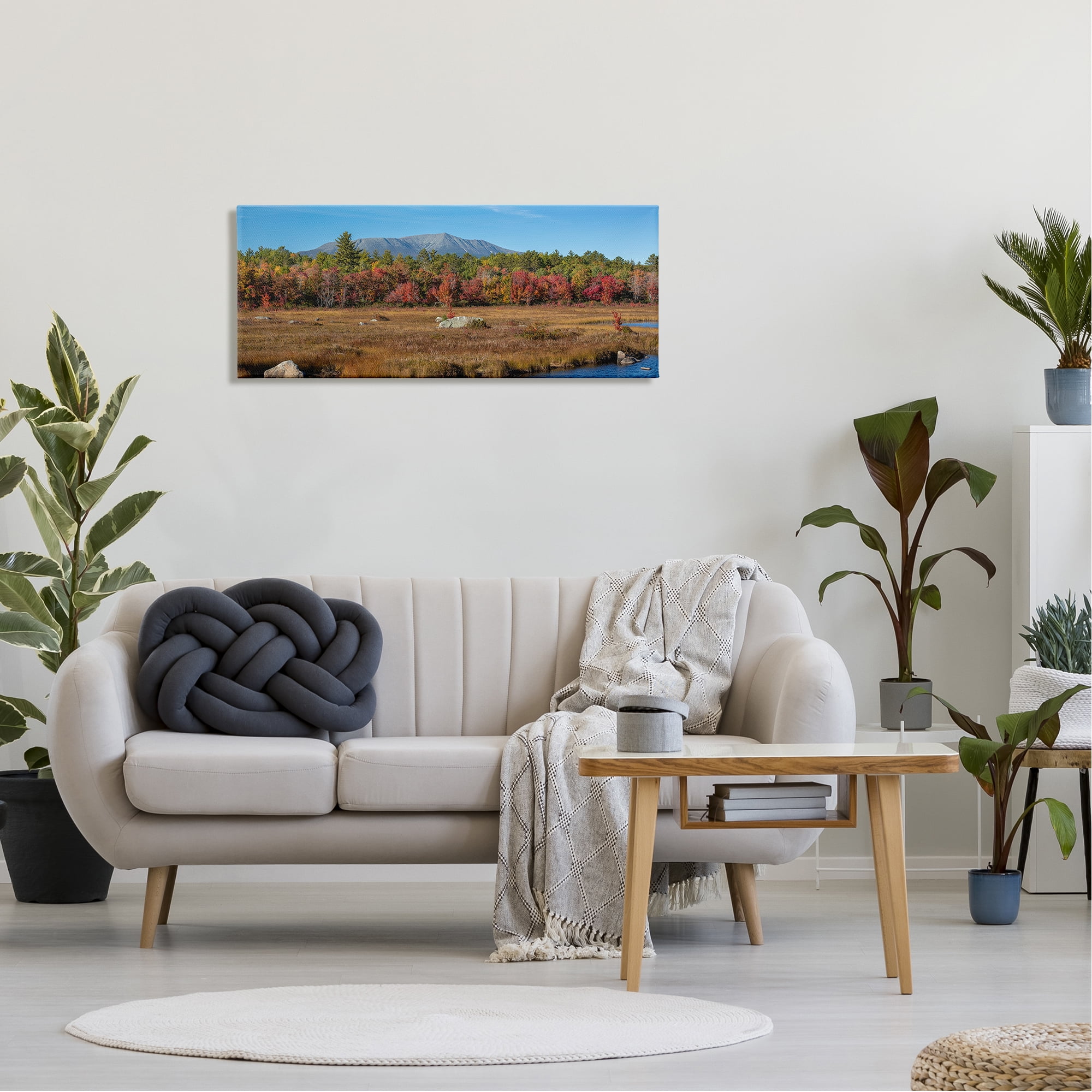 Stupell Industries Woodland Stream Landscape Landscape Photography Gallery Wrapped Canvas Art Print Wall Art, 40 x 17