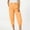 Orange, variant on Women's Plus Size Under $10 Stretch Capri Pants with Pockets Loose Fitting High Waisted Button Zipper Casual Summer Comfort Capri