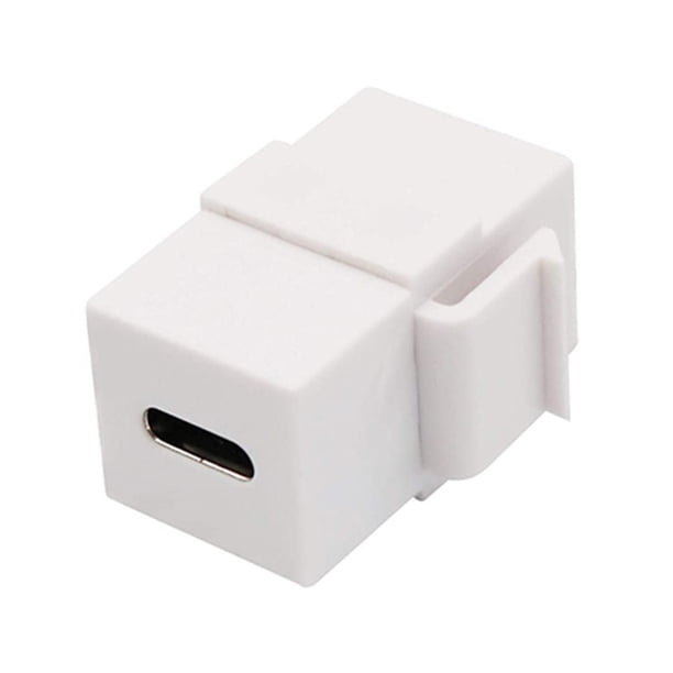 Insertos de acoplador a Conector de extensión USB 3.1 tipo C Plug and Play para panel de salida de placa de pared Hugtrwg Para estrenar