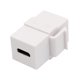 thumbnail image 3 of USB 3.1 Tipo C Keystone A Jack Acoplador Inserta Puerto Enchufe () Blanco, 3 of 6
