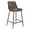 Brown, variant on Byron Counter Stool White Counter Stool, Modern Style, Plush and durable faux leather fabric, Plywood, Indoor Bar