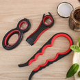 thumbnail image 1 of 1pc, Bottle Oponer, 5in1 Multi-Function Bottle Jar Opener, Can Container Opener, Twist Anti-Slip Lid Opener Tool, Jar Opener For Weak Hands, Can Opener For Seniors, Rubber Grip Bottle Opener, Jar Open, 1 of 5