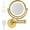 Retro Gold, variant on 8.5 Inch Magnifying Makeup Mirror with 3 Dimmable LED Lights Double Sided  Control  Mirror for Bathroom with 10X Magnification Black Finish M1809D(Black/10X)