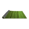 thumbnail image 2 of Ahgly Company Indoor Round Abstract Green Modern Area Rugs, 4' Round, 2 of 4