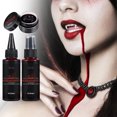 thumbnail image 1 of Kit de maquillaje de efectos especiales de Halloween realista lavable para fiesta de disfraces de escenario, 1 of 9
