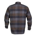 thumbnail image 3 of Scorpion Covert Moto Mens Long Sleeve Button Flannel Shirt Black/Brown/Gray 4XL, 3 of 3
